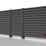 Ламели для забора жалюзи Luxe V RAL 7024 – порошковое покрытие, толщина 0,45 мм в Тюмени  | фото 6