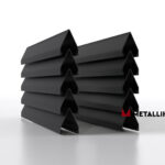Ламели для забора жалюзи Luxe Л RAL 9005 – покрытие порошковое, толщина 0,45 мм в Тюмени  | фото 1