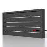 Планкен для забора 120 mm RAL 7024 – покрытие полиэстер, толщина 0,45 мм в Тюмени  | фото 2