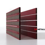 Планкен для забора Printec под дерево 120 mm RAL 3005 – покрытие полиэстер, толщина 0,45 мм в Тюмени  | фото 3