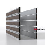 Планкен для забора Printec под дерево 120 mm RAL 7004 – покрытие матовое, толщина 0,45 мм в Тюмени  | фото 2