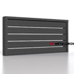 Планкен для забора ранчо 120 mm RAL 7024 – покрытие порошковое, толщина 0,45 мм в Тюмени  | фото 2